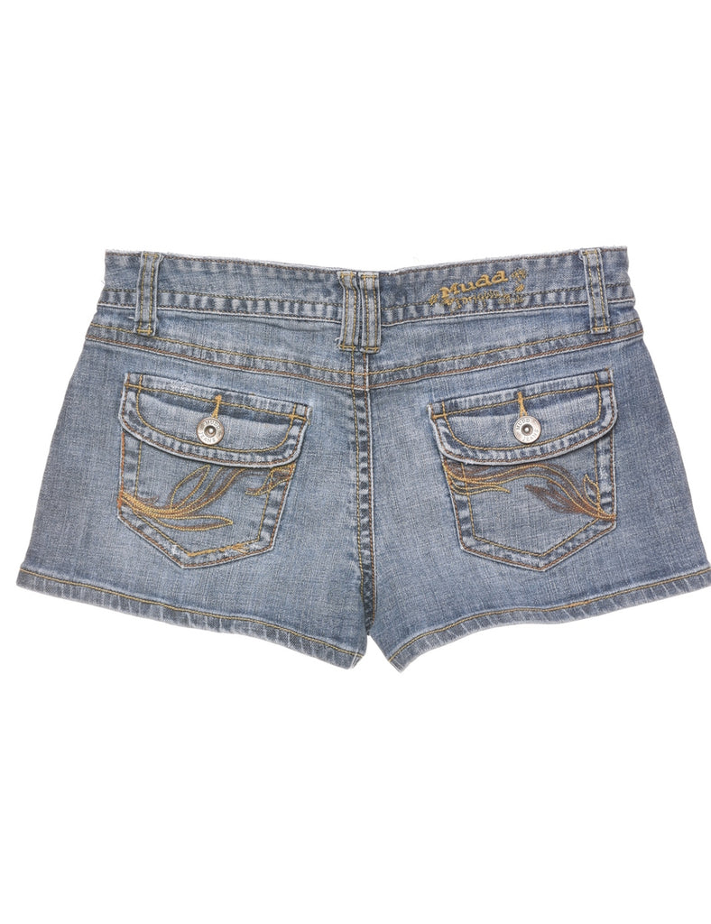 Stone Wash Denim Shorts - W30 L1