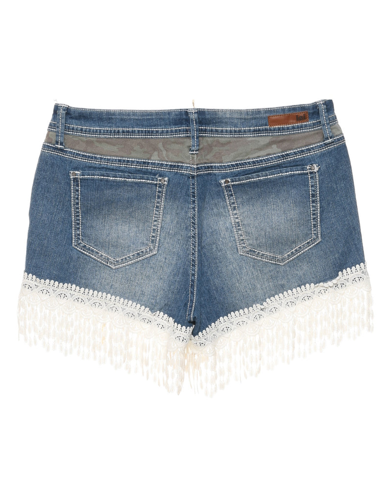 Stone Wash Denim Shorts - W32 L2