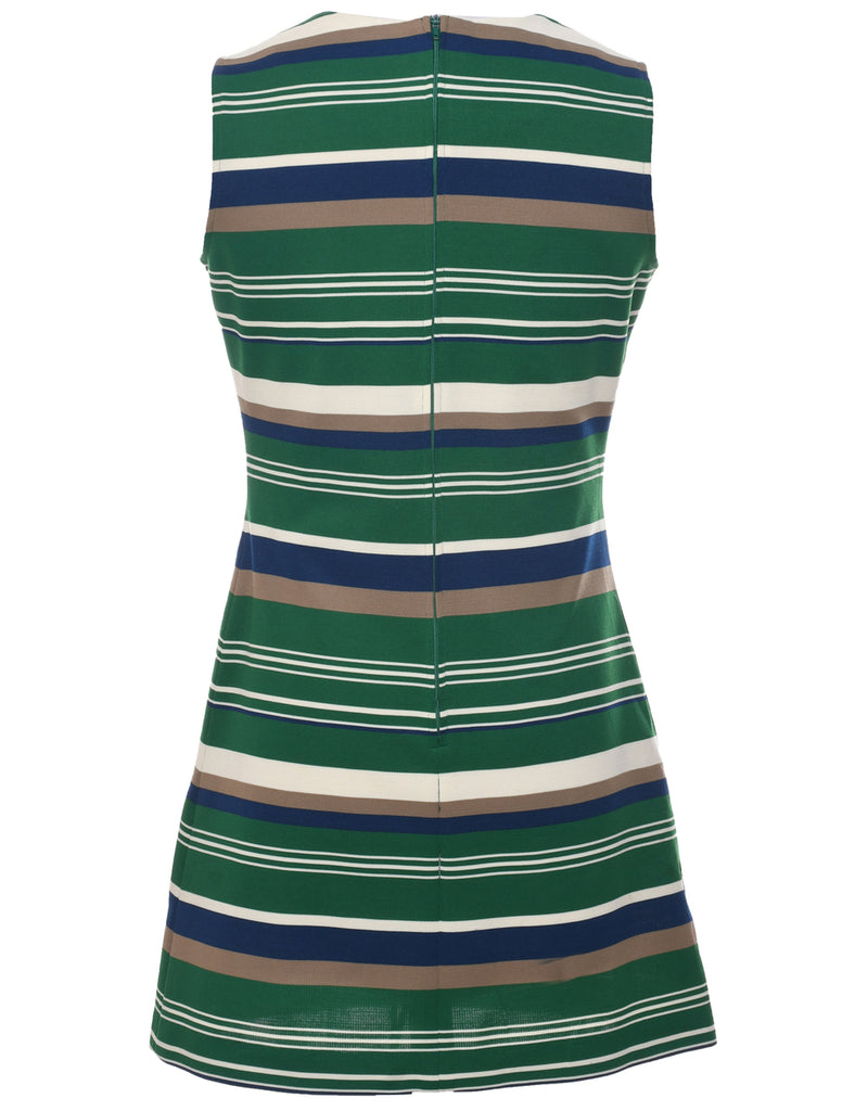 Striped Mini Dress - S