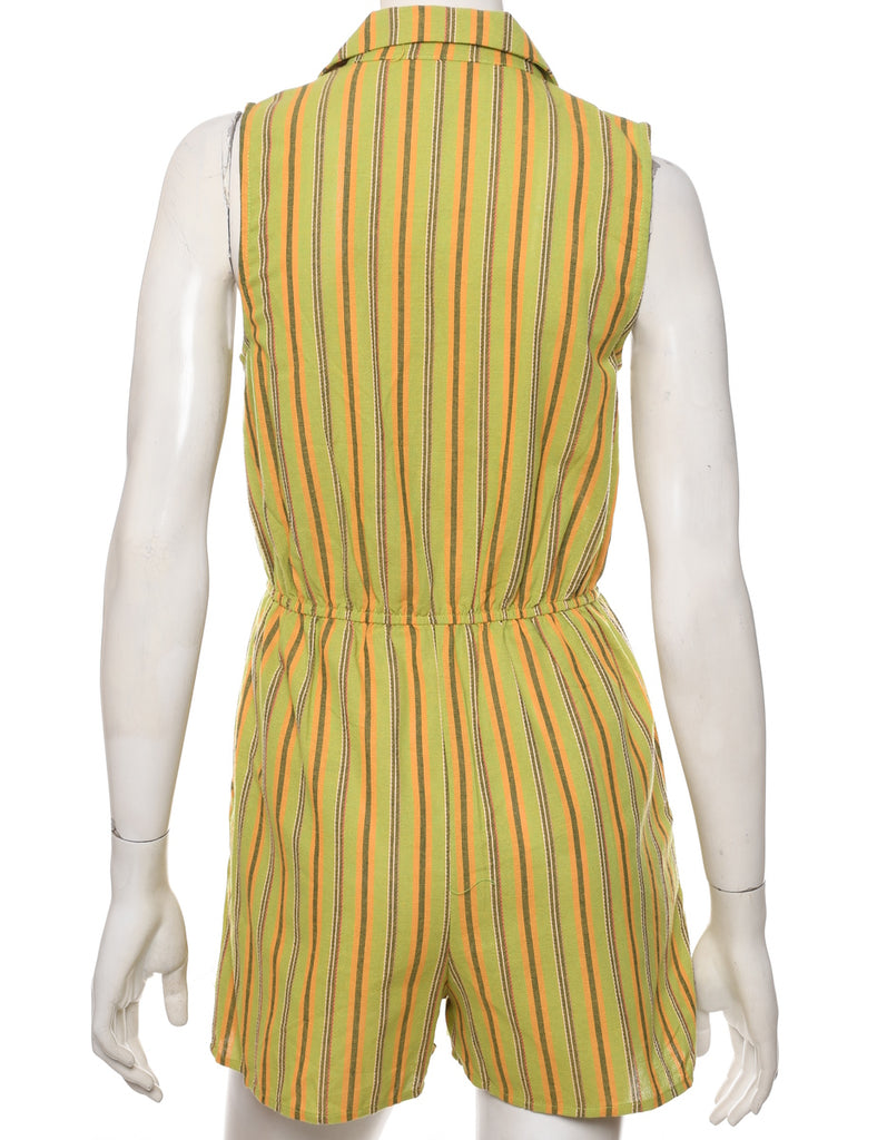 Striped Playsuit - S