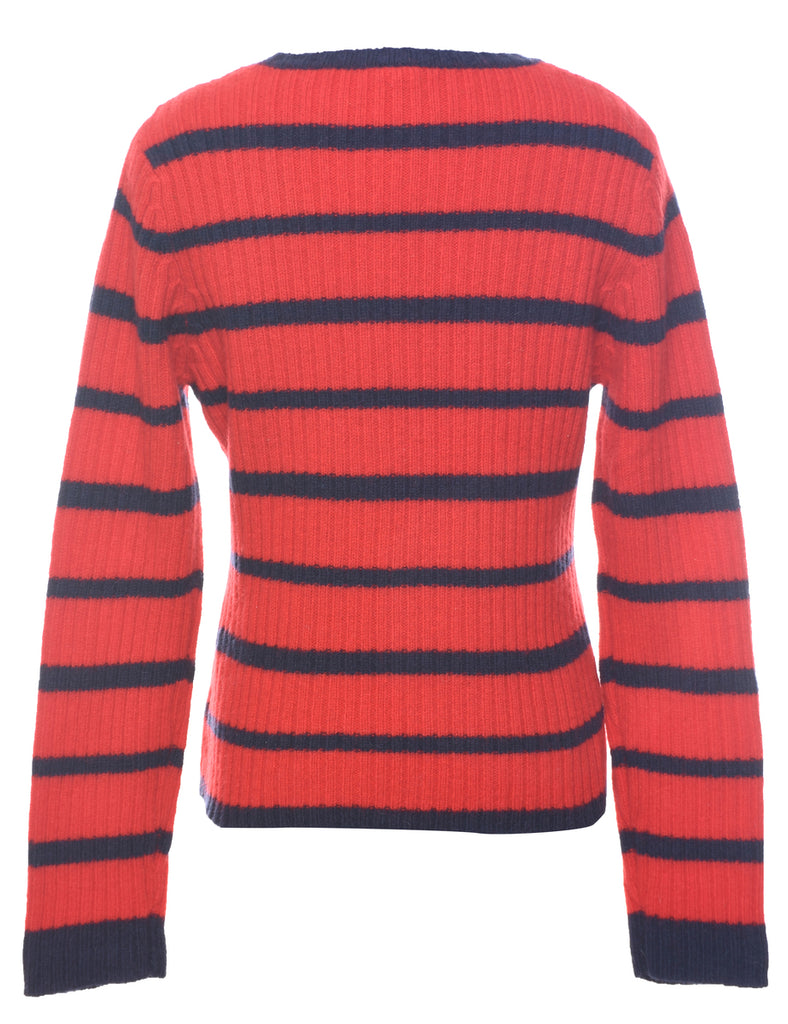 Striped Red Jumper - XL