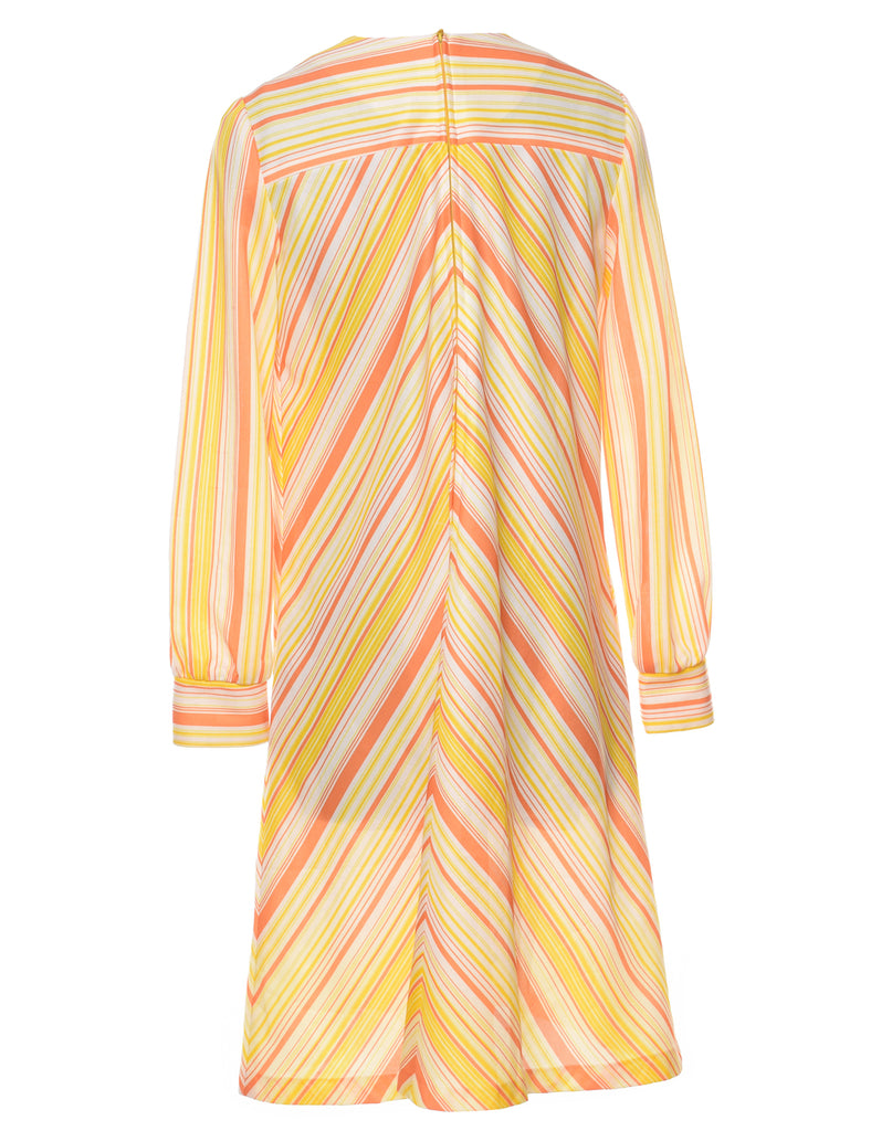 Striped Shift Dress - M