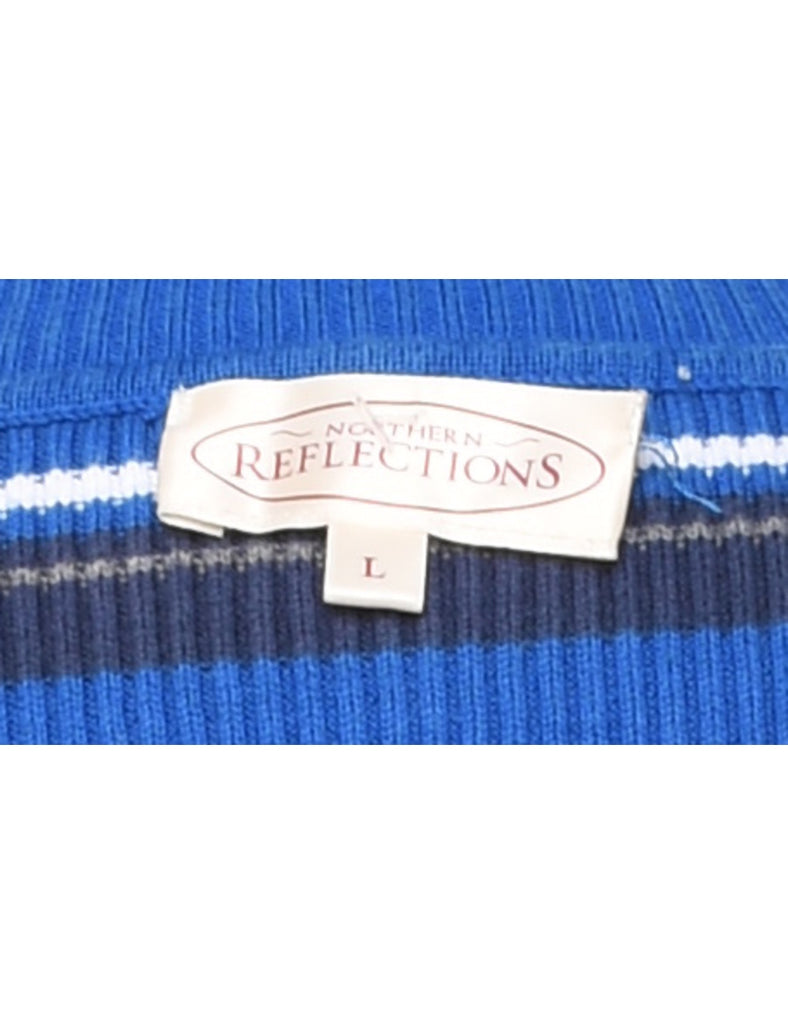 Striped Turtleneck Jumper - S