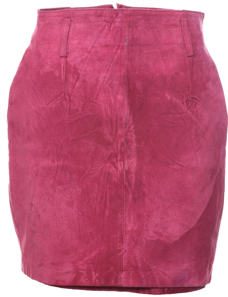 Suede Pencil Skirt - S