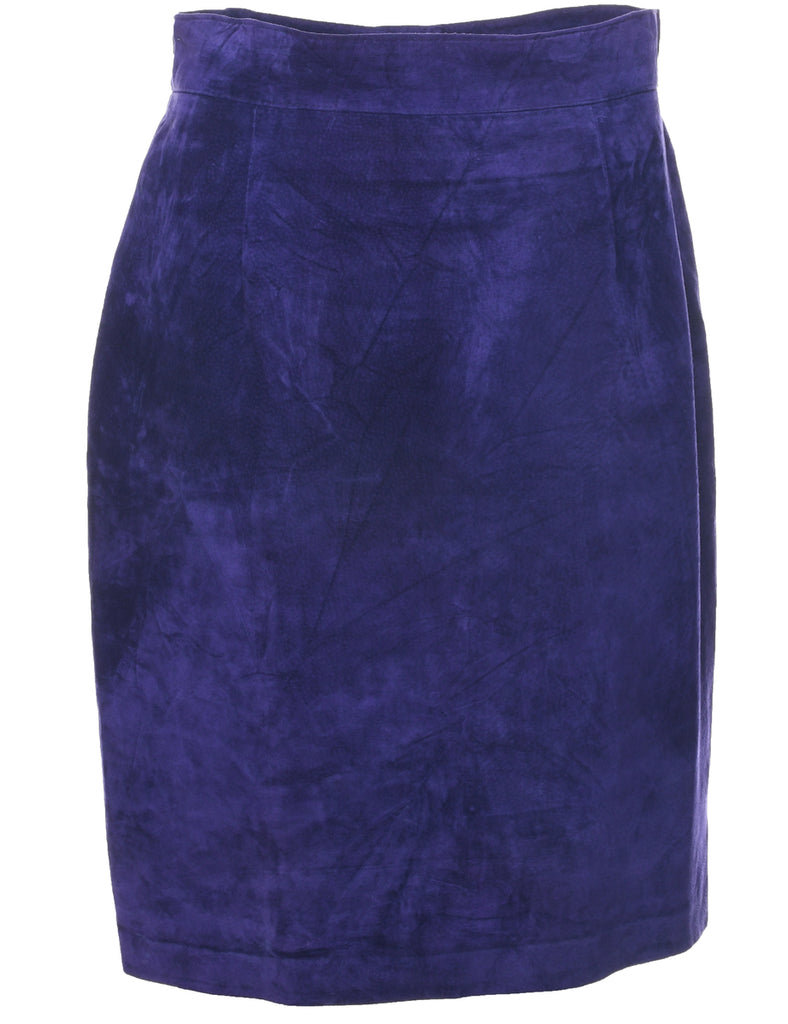 Suede Pencil Skirt - M