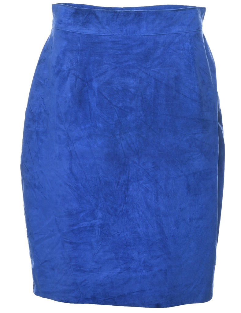 Suede Pencil Skirt - M