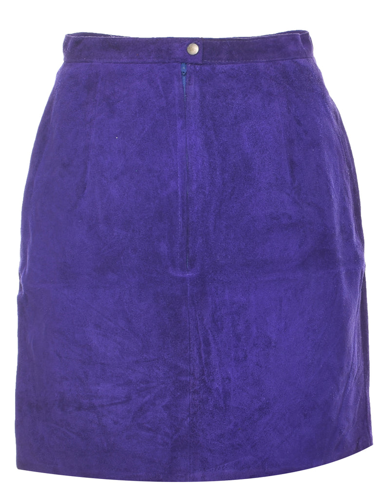 Suede Pencil Skirt - XS