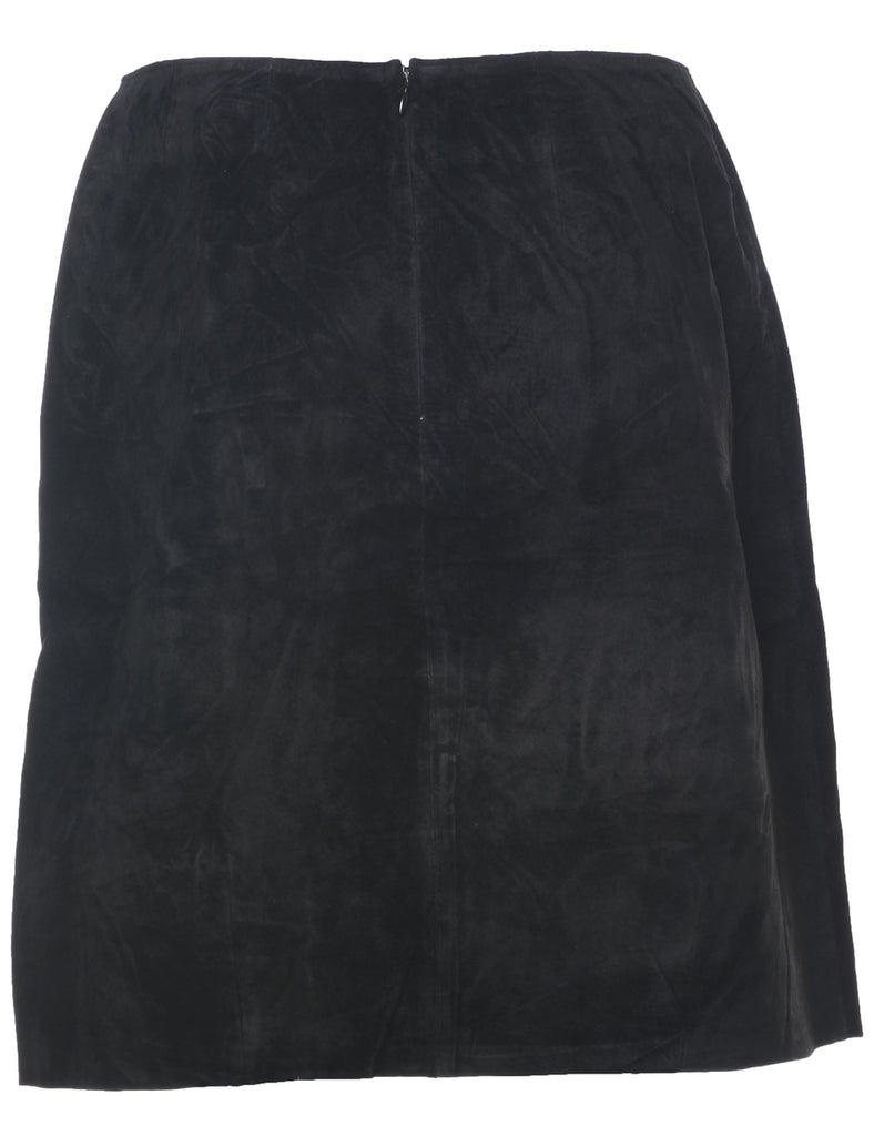 Suede Pencil Skirt - M