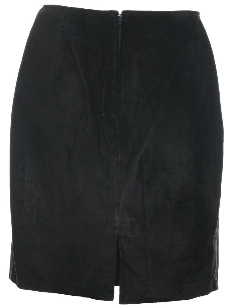 Suede Pencil Skirt - L