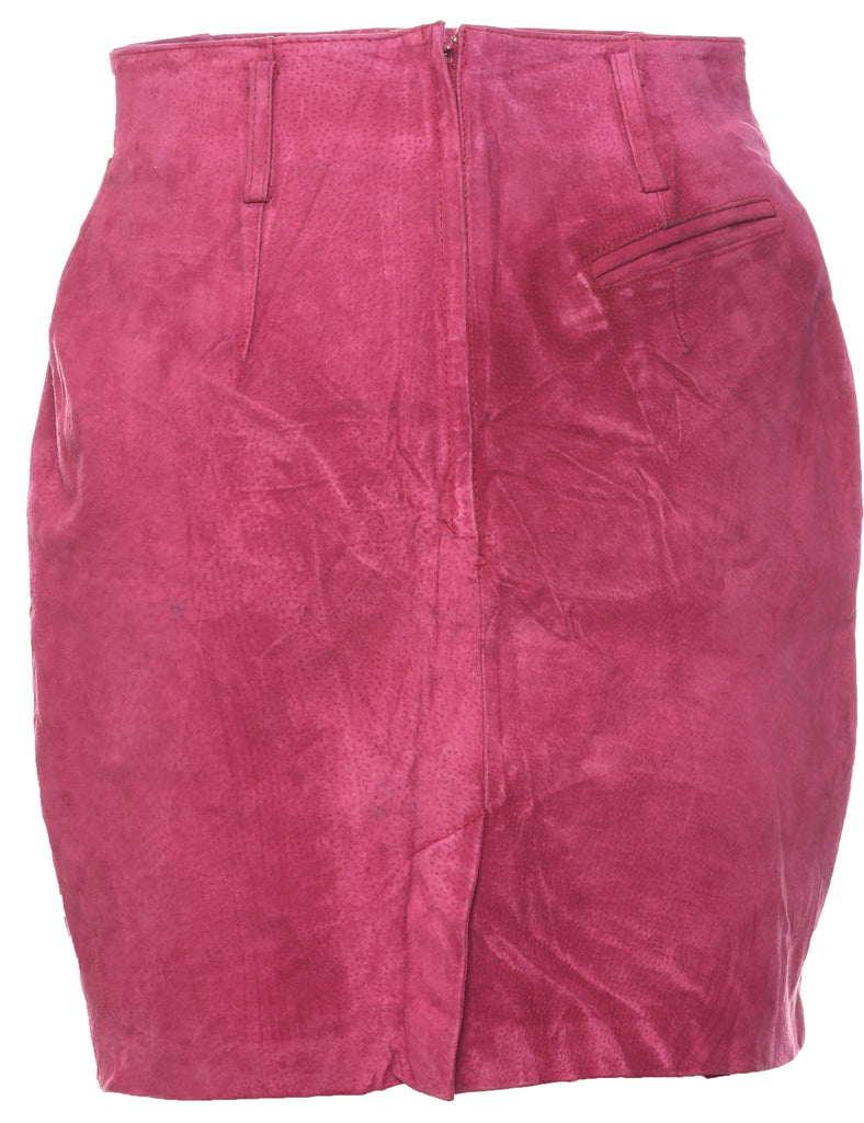 Suede Pencil Skirt - S