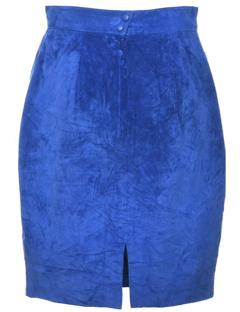 Suede Pencil Skirt - M