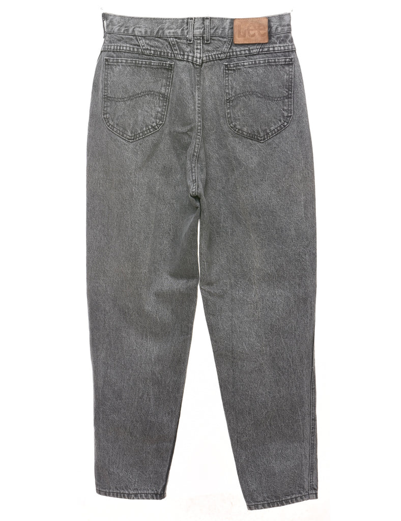 Tapered Grey Distressed Lee Jeans - W28 L30