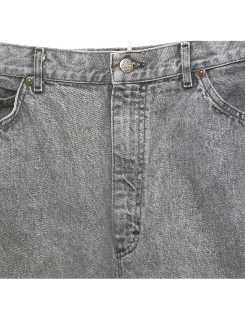 Tapered Grey Distressed Lee Jeans - W28 L30