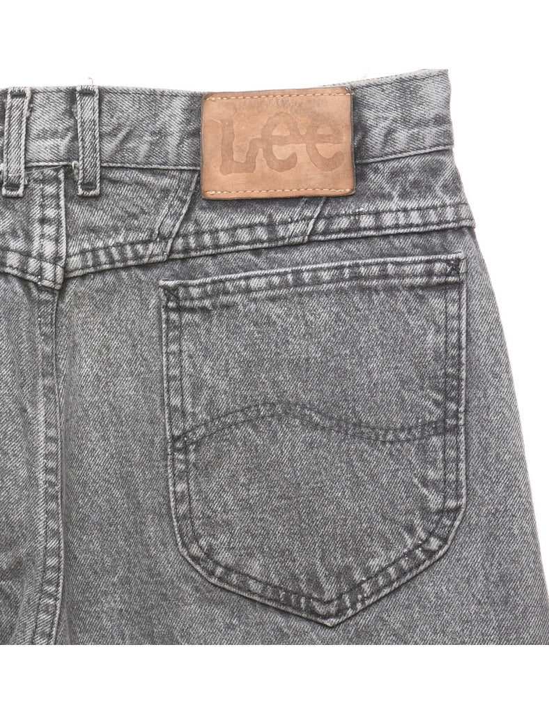 Tapered Grey Distressed Lee Jeans - W28 L30