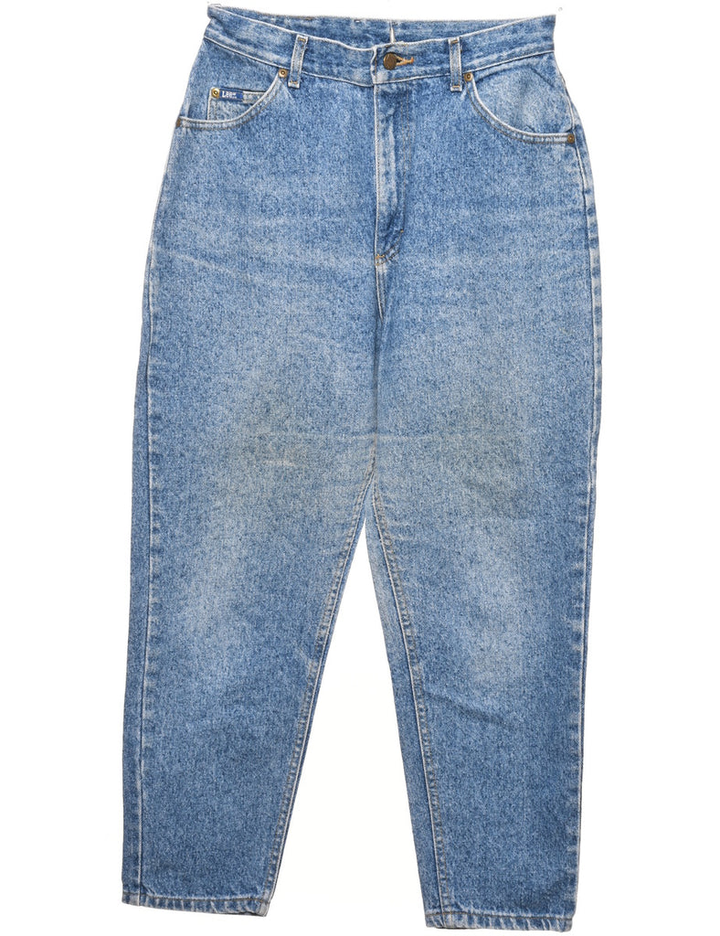 Tapered Lee Light Wash 1980s Jeans - W28 L26