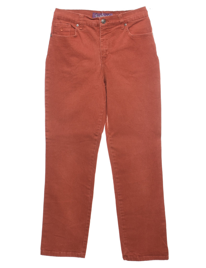 Terracotta High Waist Tapered Jeans - W26 L28