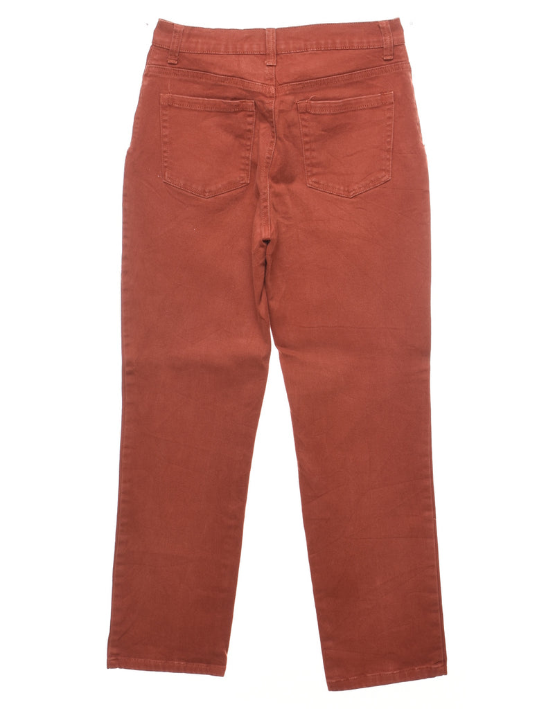 Terracotta High Waist Tapered Jeans - W26 L28