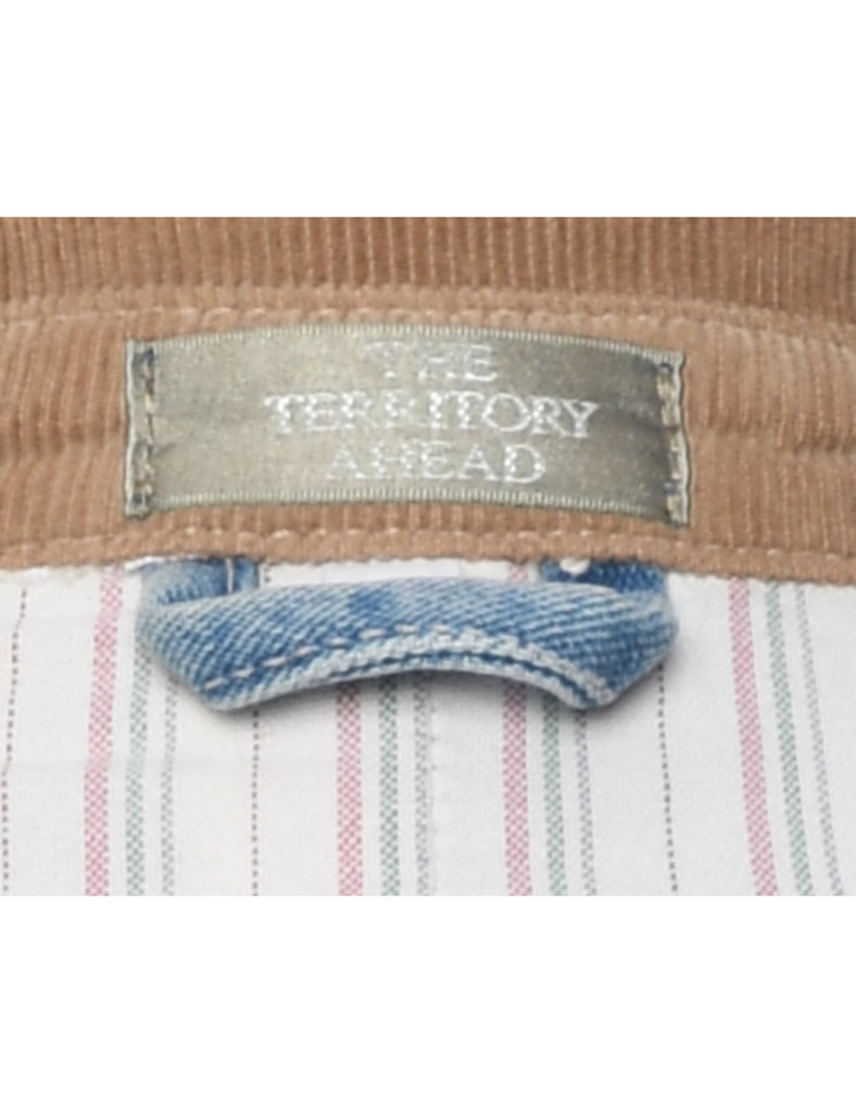 The Territory Ahead1990s Contrast Collar Denim Jacket - S