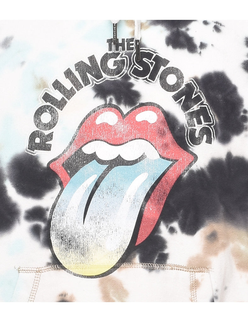 Tie-Dye Design The Rolling Stones Hoodie - L