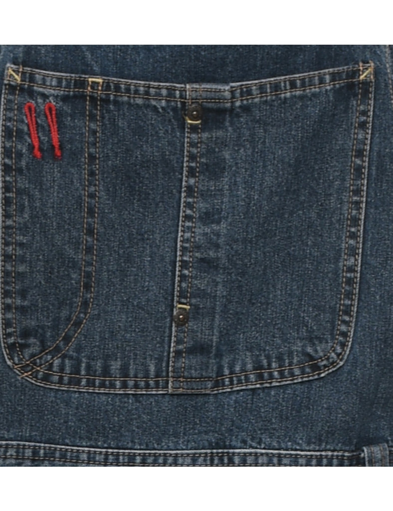 Tipicosi Jeans Frayed Hem Dungarees - W34 L27