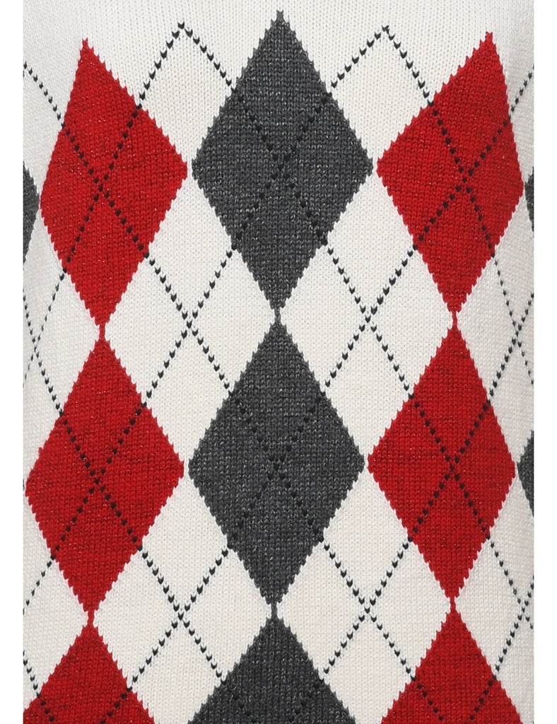 Tommy Hilfiger Argyle Jumper - M