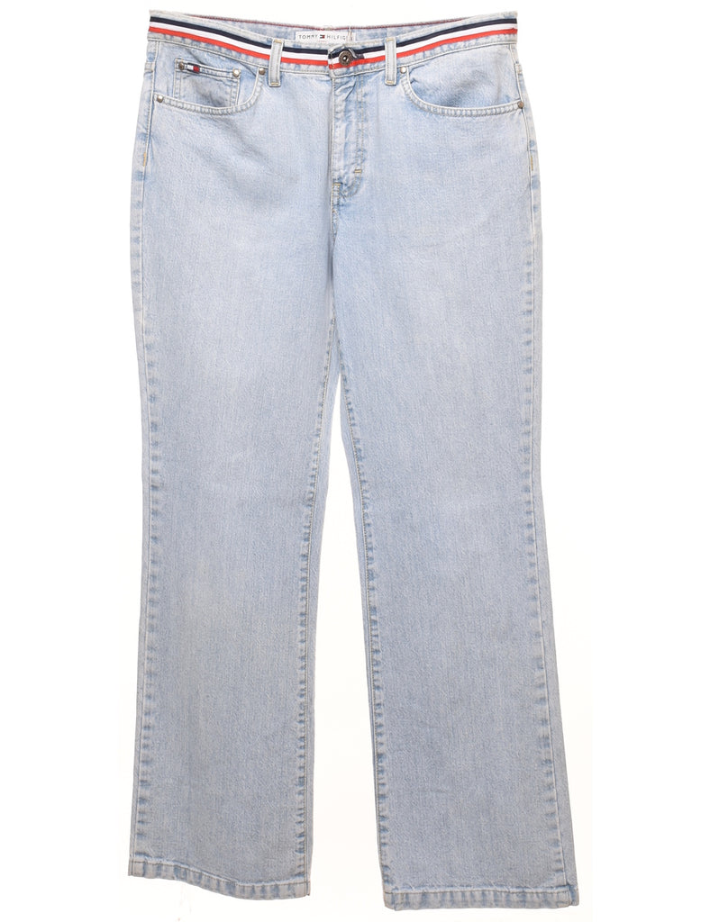 Tommy Hilfiger Light Wash Straight-Fit 1990s Jeans - W32 L30