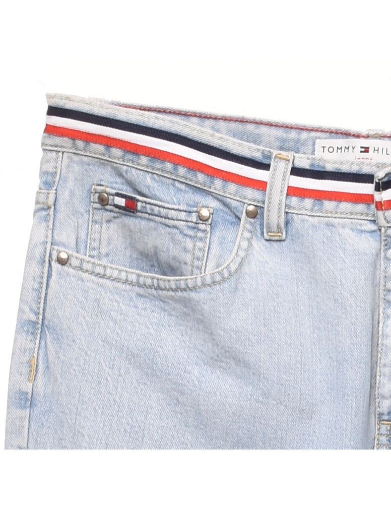 Tommy Hilfiger Light Wash Straight-Fit 1990s Jeans - W32 L30