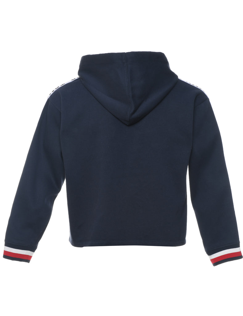 Tommy Hilfiger Navy, Red & White Hooded Sweatshirt - M