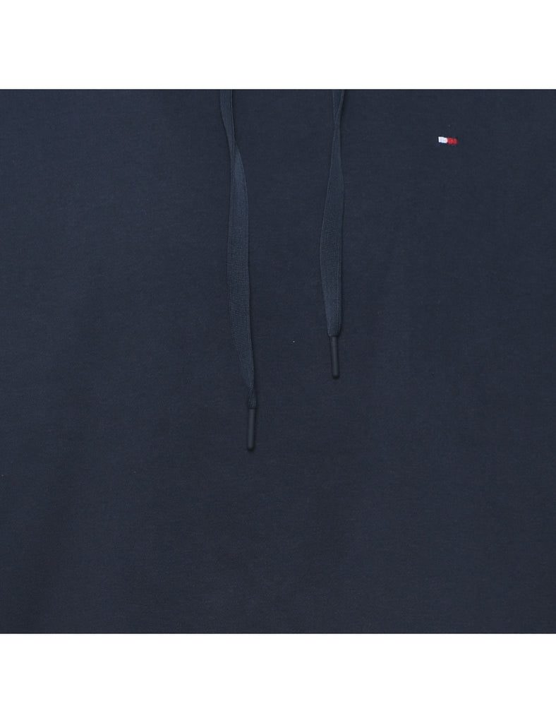 Tommy Hilfiger Navy, Red & White Hooded Sweatshirt - M