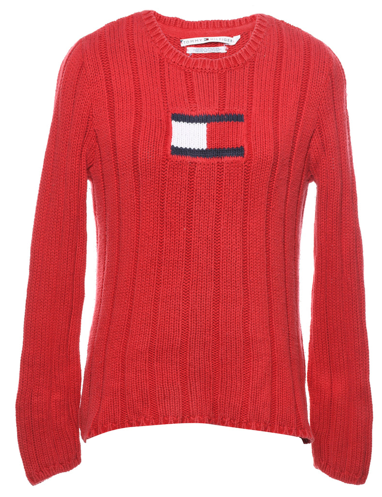 Tommy Hilfiger Red Jumper - M