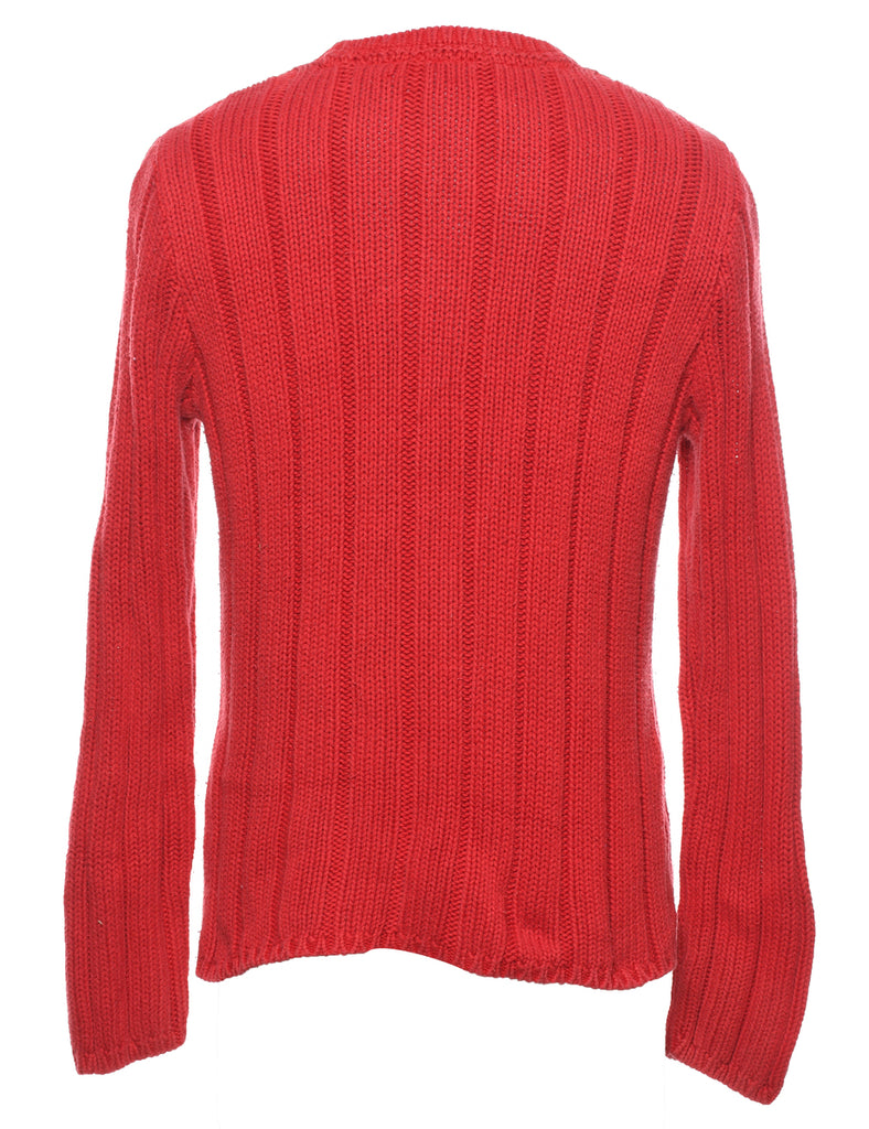 Tommy Hilfiger Red Jumper - M