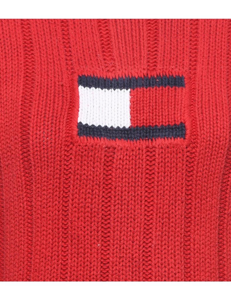 Tommy Hilfiger Red Jumper - M