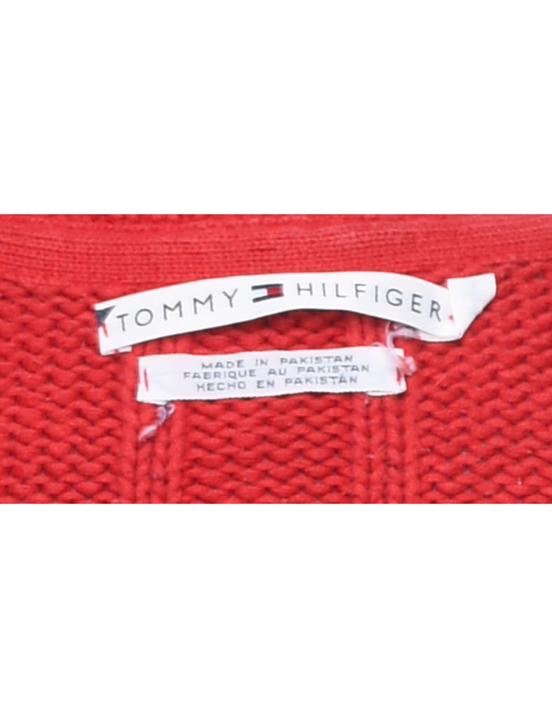 Tommy Hilfiger Red Jumper - M