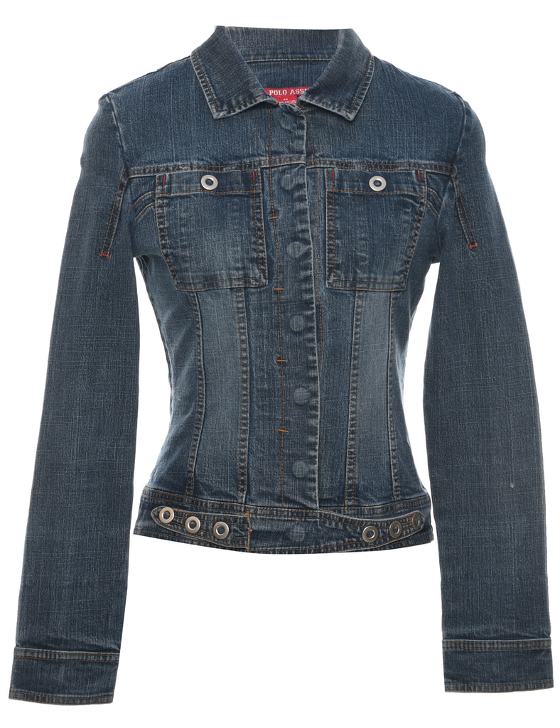 U.S.Polo. Button Front Denim Jacket - M