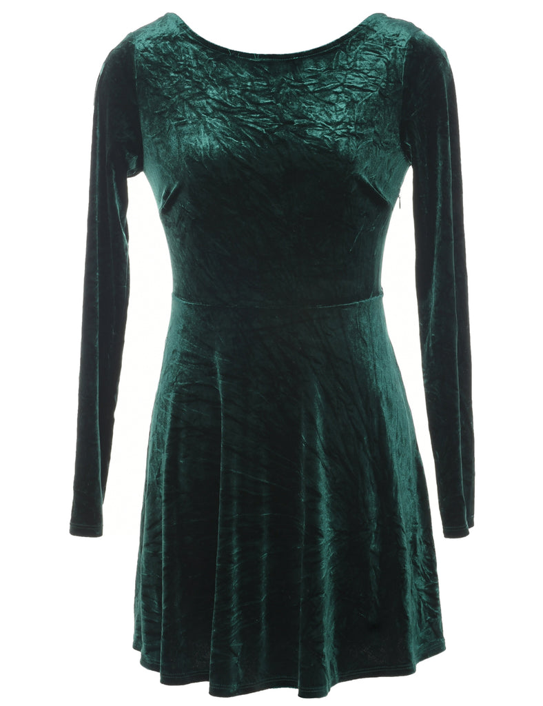 Velour Evening Dress - S