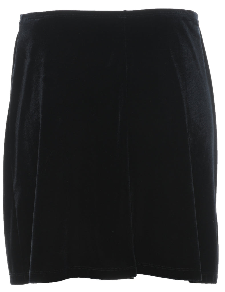 Velvet A-line Skirt - M