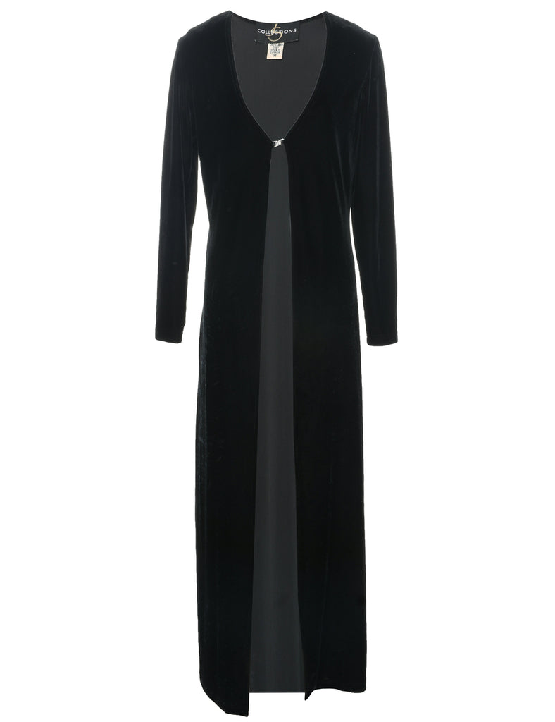 Velvet Black Evening Jacket - M