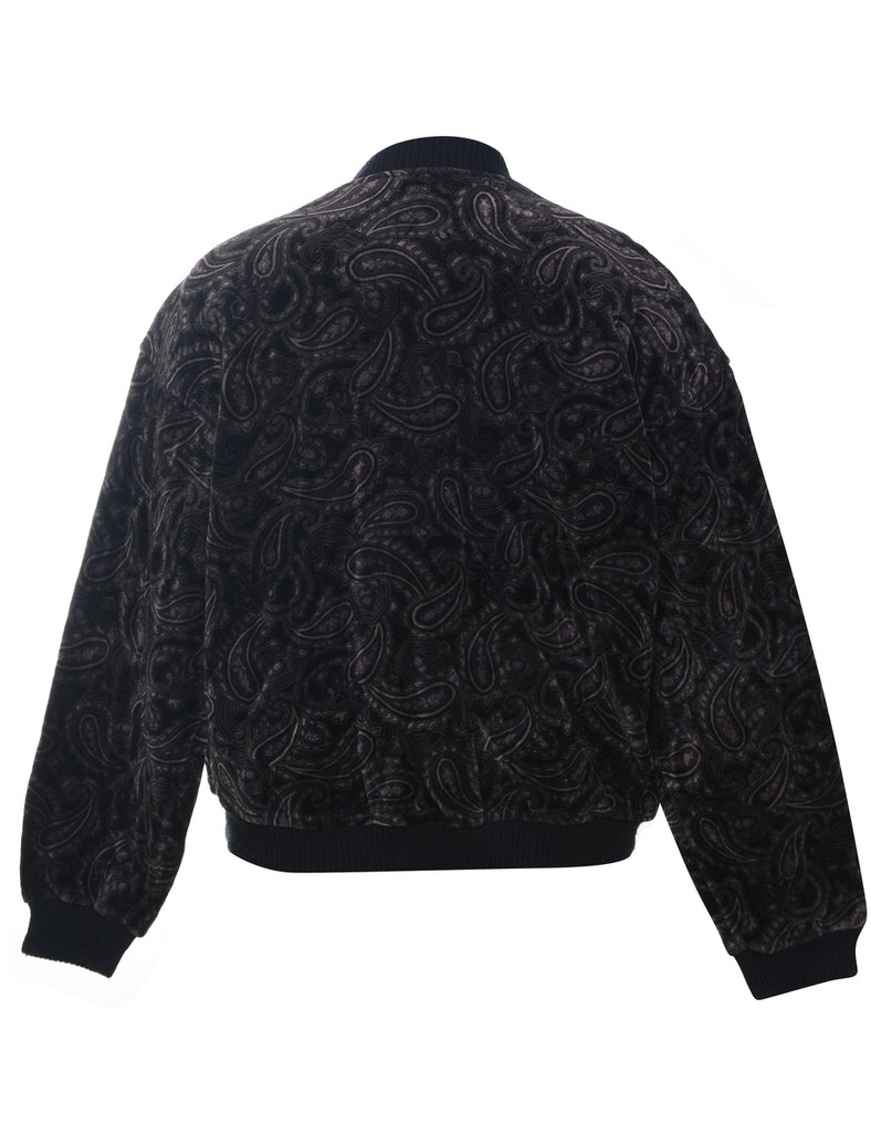 Velvet Bomber Jacket - S