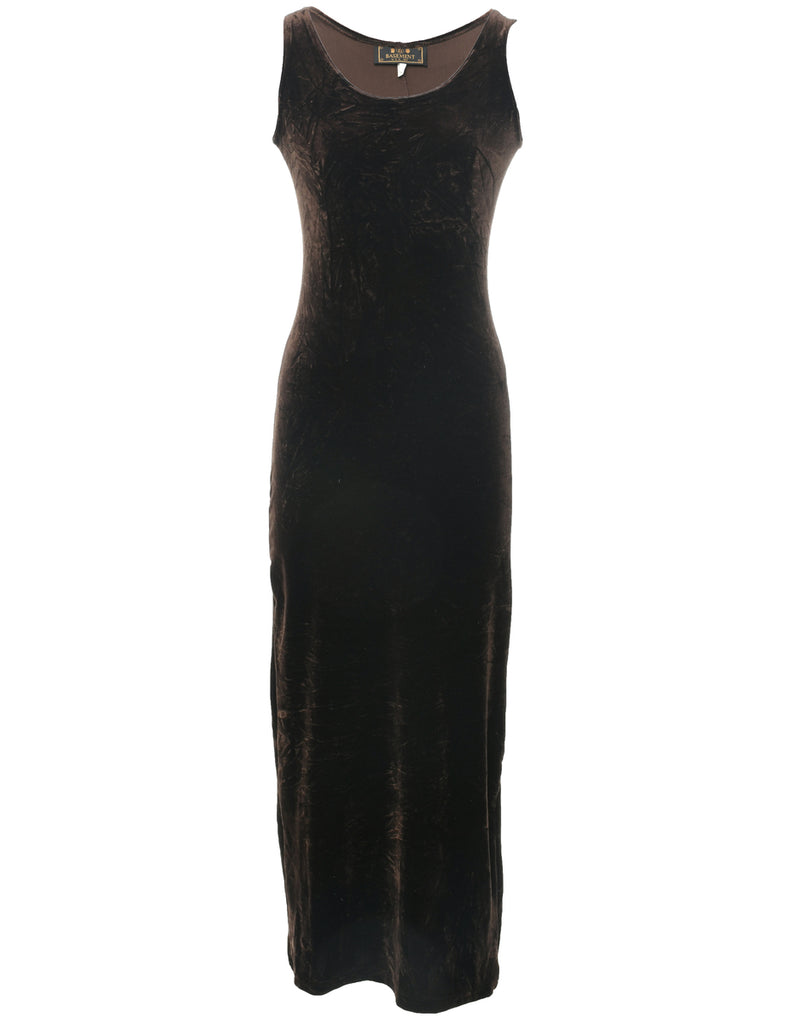 Velvet Evening Dress - S