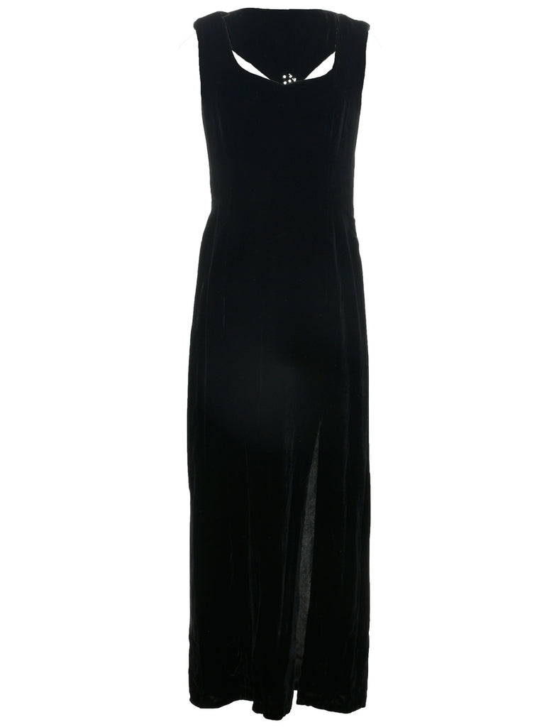 Velvet Evening Dress - S