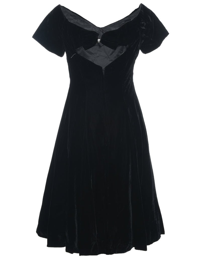 Velvet Evening Dress - M