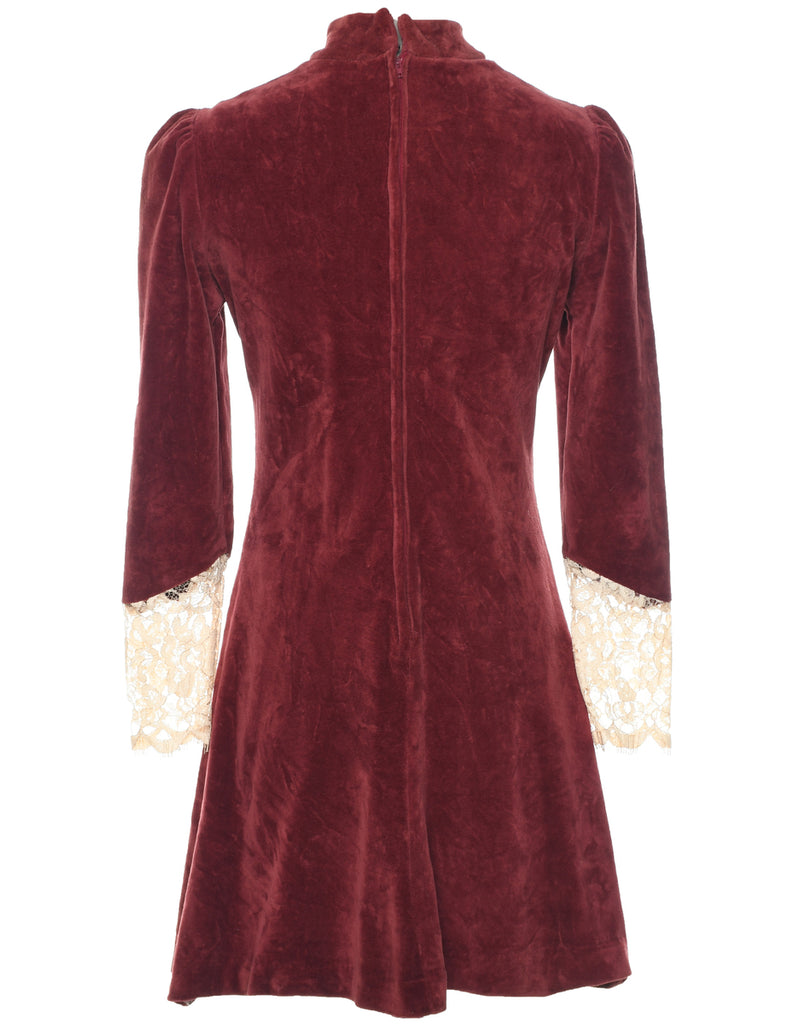 Velvet Evening Dress - M