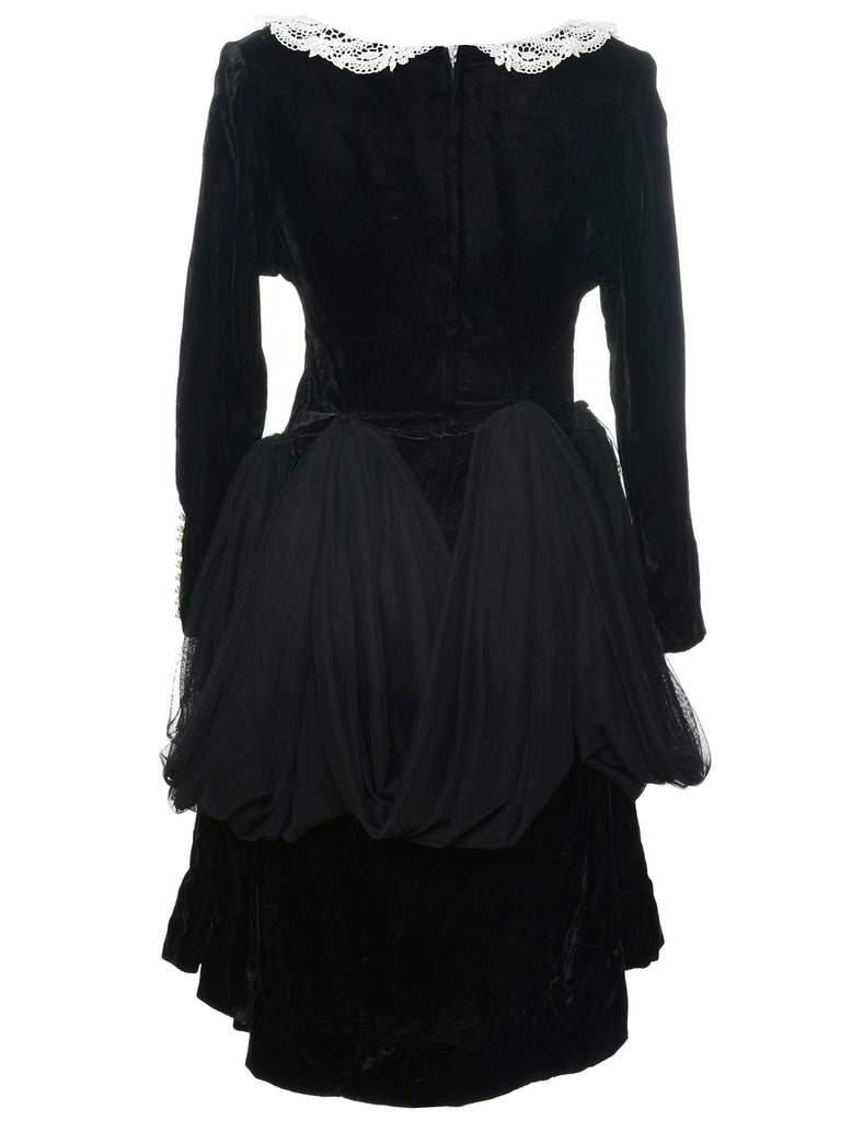 Velvet Evening Dress - S