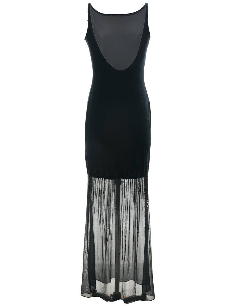 Velvet Evening Dress - S