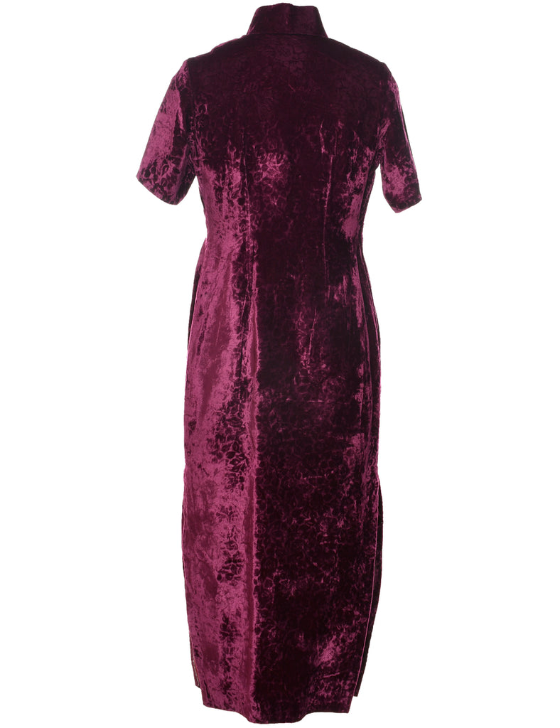 Velvet Evening Dress - L