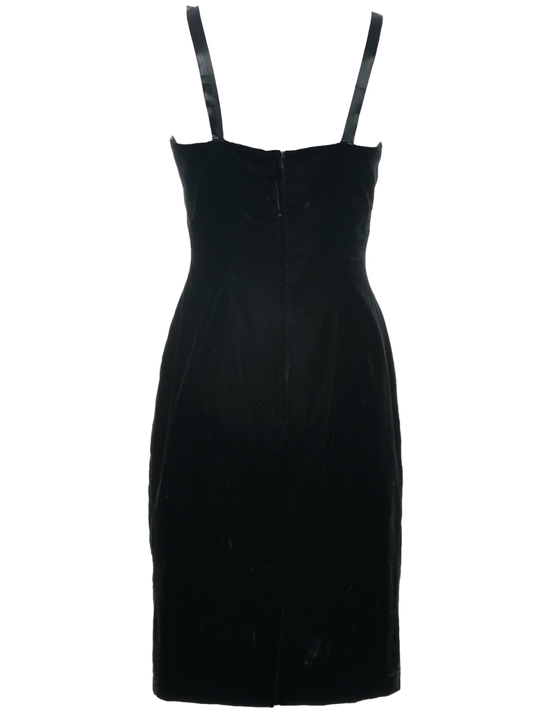 Velvet Evening Dress - M