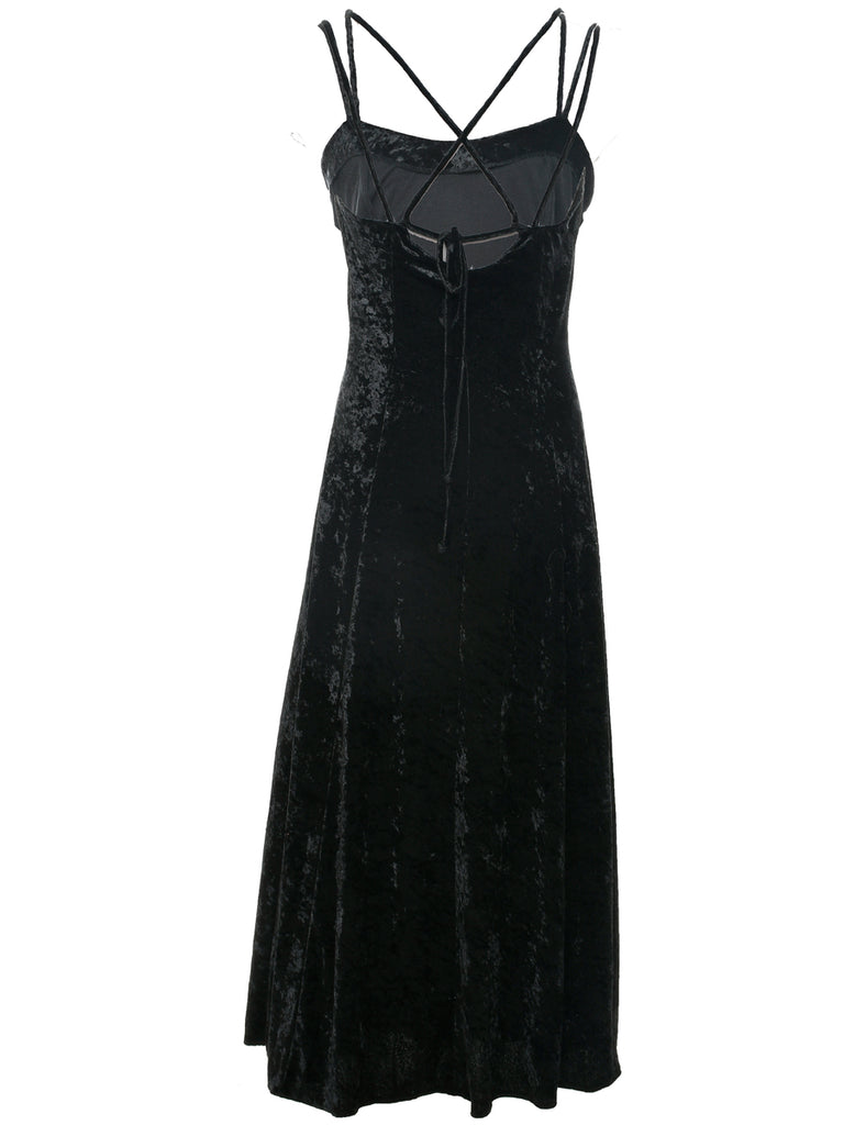 Velvet Evening Dress - M