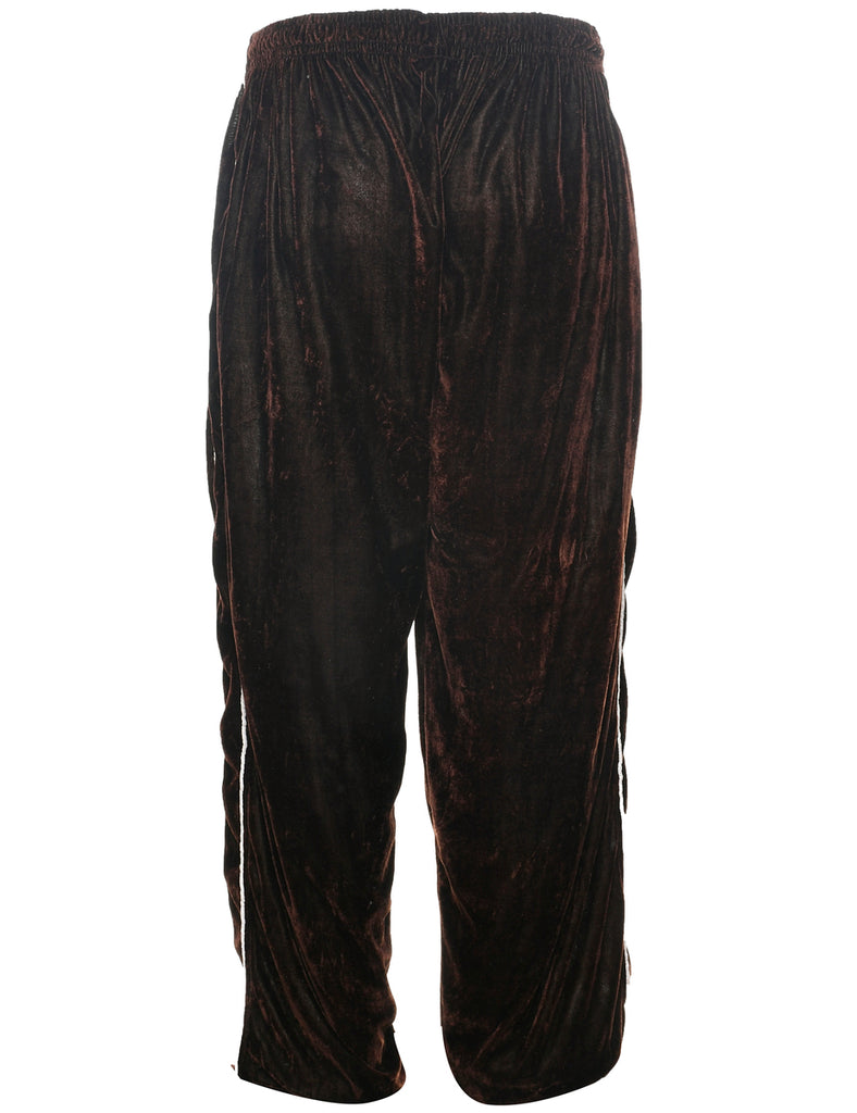 Velvet Fabric Trousers - W30 L30