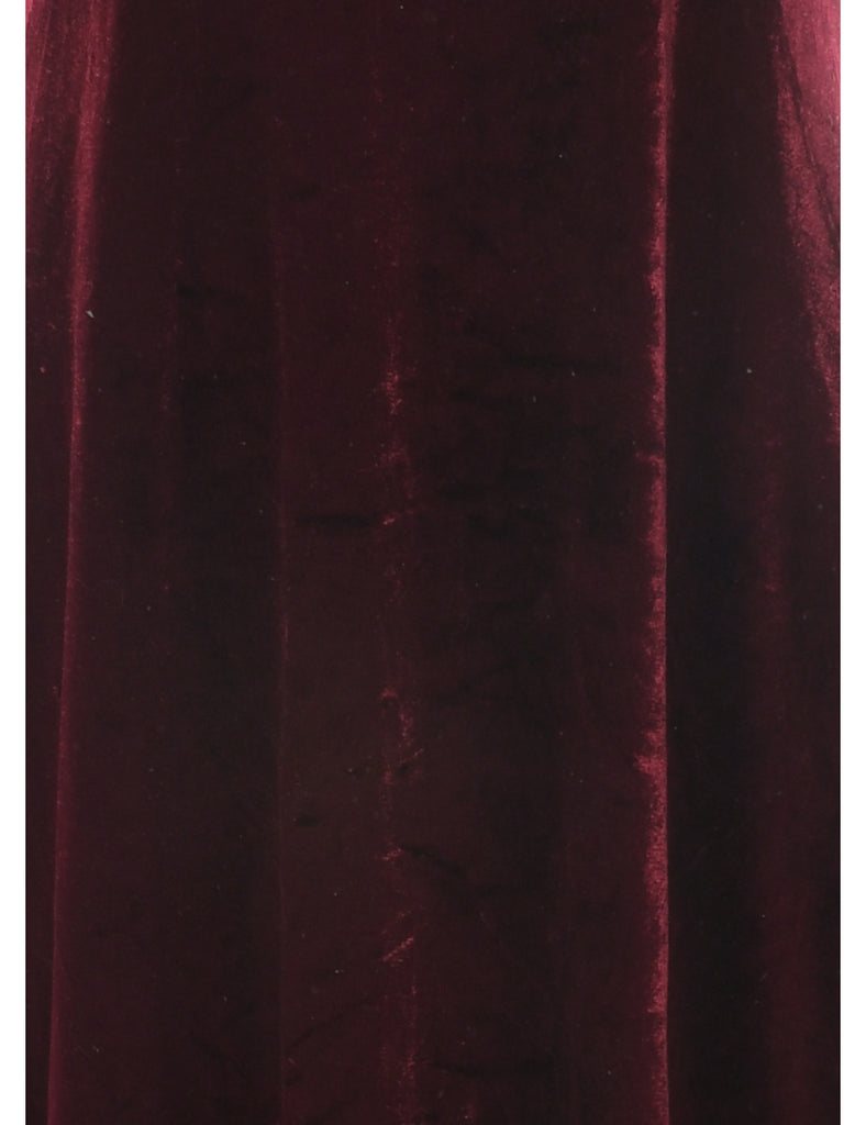 Velvet Maxi Dress - M