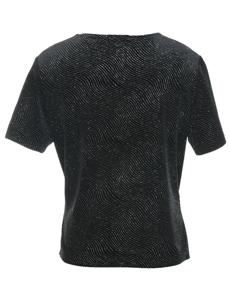 Velvet Notations Evening Top - M